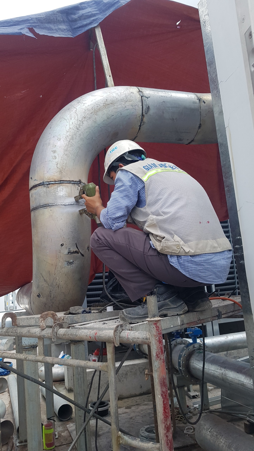 Các dự án công trình điển hình TICC đã thử nghiệm (ti treo, giá đỡ và mối hàn (NDT)