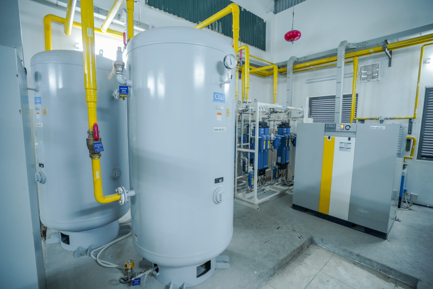 Kiểm định hệ thống cấp khí y tế (bình chứa khí và đường ống dẫn khí)